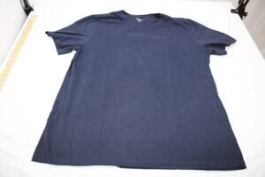 Structure Men's 2XL Slim Fit Crew Neck Solid Navy Blue Short Sleeve T-Shirt